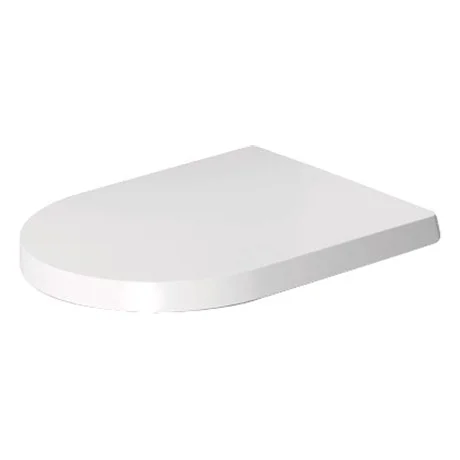 Duravit ME By Stark Compact Standard Toilet Seat - White Satin Matt 1 Duravit ME By Stark Compact Standard Toilet Seat - White Satin Matt