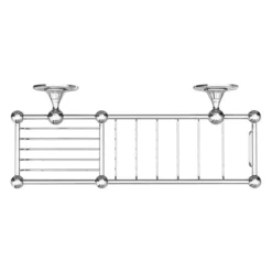 Chatsworth 1928 Traditional Large Soap Basket - Chrome -Bathroom Supply Shop 003cht n d1