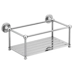 Chatsworth 1928 Traditional Large Bottle Rack - Chrome -Bathroom Supply Shop 004chtdetail2