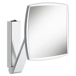 Keuco ILook Move Square Illuminated Cosmetic Mirror - Chrome