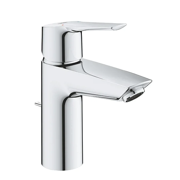 Grohe QuickFix Edge SilkMove ES S-Size Mono Basin Mixer With Pop-up Waste - Chrome 2 Grohe QuickFix Edge SilkMove ES S-Size Mono Basin Mixer With Pop-up Waste - Chrome - Image 2