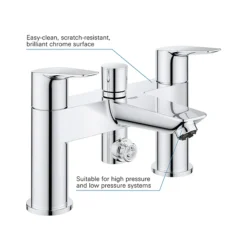 Grohe Start Edge Bath Shower Mixer -Bathroom Supply Shop 25236001 d1