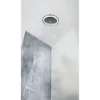 HIB Cyclone Chrome Wet Room Inline Fan With LED Lights - Warm White