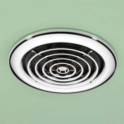 HIB Cyclone Chrome Wet Room Inline Fan -Bathroom Supply Shop 33400 l