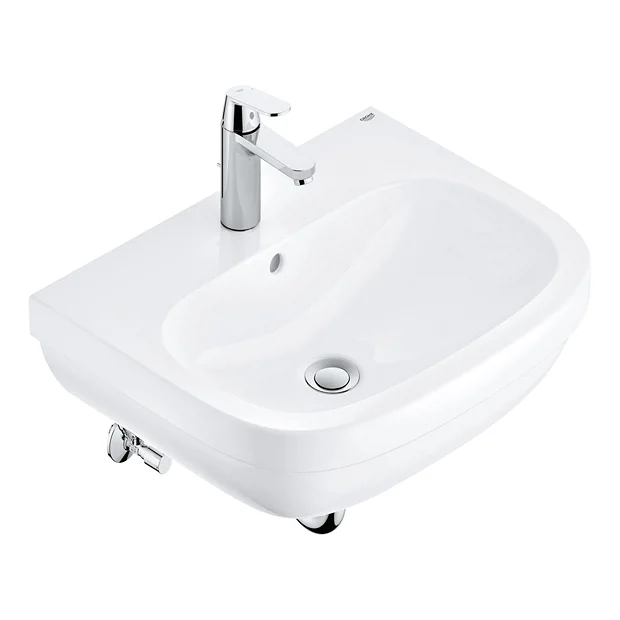 Grohe Euro Ceramic 600mm Complete Basin Package (Cosmo Smart Tap + Waste Included) 2 Grohe Euro Ceramic 600mm Complete Basin Package (Cosmo Smart Tap + Waste Included) - Image 2