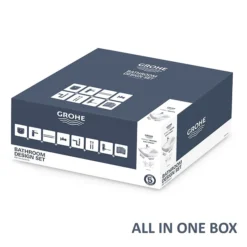 Grohe Euro Ceramic 600mm Complete Basin Package (Cosmo Smart Tap + Waste Included)