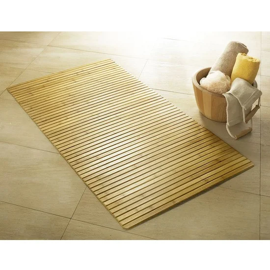 Kleine Wolke - Bamboo Wood Bath Mat - Nature - Various Size Options 2 Kleine Wolke - Bamboo Wood Bath Mat - Nature - Various Size Options - Image 2