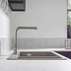 Hansgrohe Talis M54 270 Single Lever Kitchen Mixer With Pull Out Spray - Stainless Steel 8 Hansgrohe Talis M54 270 Single Lever Kitchen Mixer With Pull Out Spray - Stainless Steel -Bathroom Supply Shop 72808800 d1