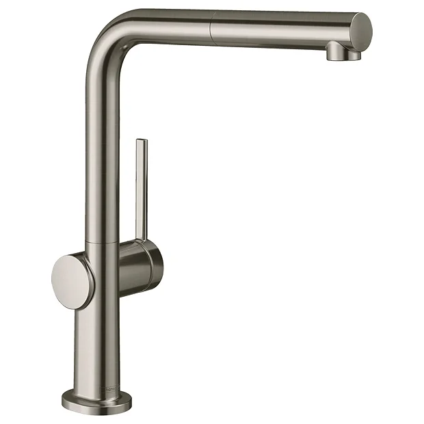 Hansgrohe Talis M54 270 Single Lever Kitchen Mixer With Pull Out Spray - Stainless Steel 2 Hansgrohe Talis M54 270 Single Lever Kitchen Mixer With Pull Out Spray - Stainless Steel - Image 2