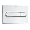 Roca PL1 Dual Flush Plate For Concealed Cisterns - Chrome
