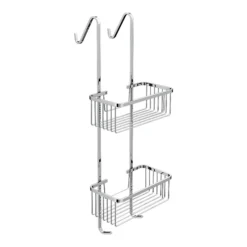 Alberta 2 Tier Hanging Shower Caddy - Chrome