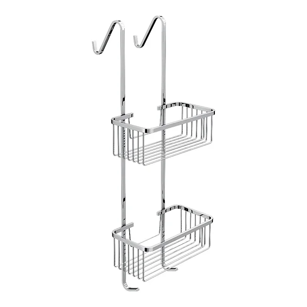 Alberta 2 Tier Hanging Shower Caddy - Chrome 1 Alberta 2 Tier Hanging Shower Caddy - Chrome