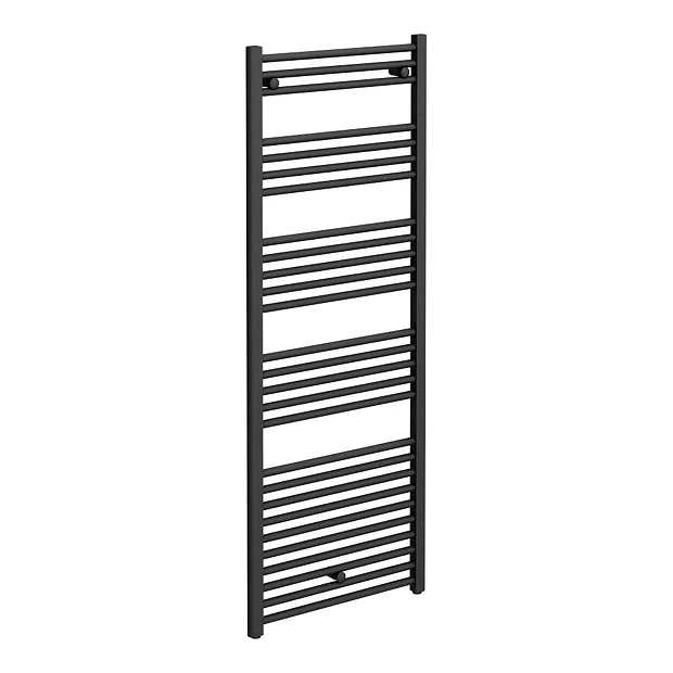 Diamond Heated Towel Rail - W600 X H1600mm - Anthracite - Straight 3 Diamond Heated Towel Rail - W600 X H1600mm - Anthracite - Straight - Image 3