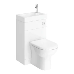 Alaska Combined Two-In-One Wash Basin & Toilet (500mm Wide X 300mm) -Bathroom Supply Shop alcombwc d4