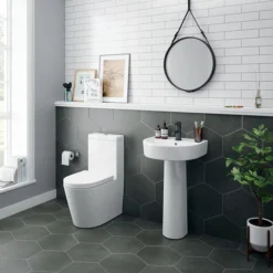Arezzo BTW Close Coupled Toilet + Soft Close Seat -Bathroom Supply Shop arzbtwcc nd2