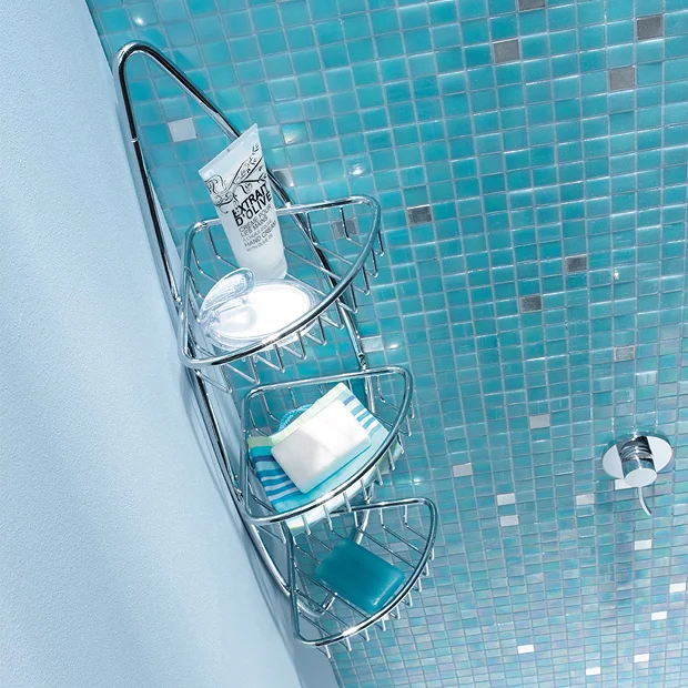 Crosswater - Solo Corner Triple Wire Basket 2 Crosswater - Solo Corner Triple Wire Basket - Image 2