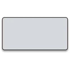 Arezzo Matt Black Framed Bathroom Mirror - 1400 X 700mm -Bathroom Supply Shop az147cvmb d1