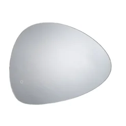 Arezzo 550 X 800mm Teardrop LED Backlit Bathroom Mirror With Anti-Fog -Bathroom Supply Shop az1703mb d1