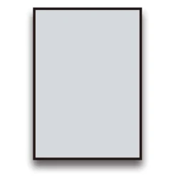 Arezzo Matt Black Square Edge 700 X 500 Mirror 5 Arezzo Matt Black Square Edge 700 X 500 Mirror -Bathroom Supply Shop az57mb d1 1