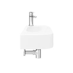 Arezzo 710 X 275mm Curved Wall Hung 1TH Basin -Bathroom Supply Shop az78517 n d3