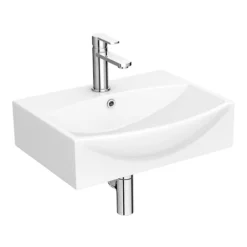 Arezzo 500 X 400 Modern Wall Mounted / Counter Top 1TH Basin -Bathroom Supply Shop az814c n d1