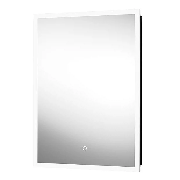 Arezzo 500 X 700mm Recessed LED Illuminated Bathroom Mirror Cabinet With Shaver Socket & Anti-Fog 2 Arezzo 500 X 700mm Recessed LED Illuminated Bathroom Mirror Cabinet With Shaver Socket & Anti-Fog - Image 2
