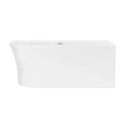 Arezzo 1500 X 750 Modern Curved Corner Bath 8 Arezzo 1500 X 750 Modern Curved Corner Bath -Bathroom Supply Shop azc15 n d1