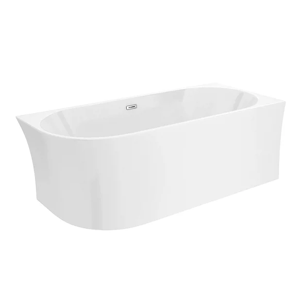 Arezzo 1700 X 750 Modern Curved Corner Bath 3 Arezzo 1700 X 750 Modern Curved Corner Bath - Image 3