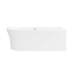 Arezzo 1700 X 750 Modern Curved Corner Bath 10 Arezzo 1700 X 750 Modern Curved Corner Bath -Bathroom Supply Shop azc17 n d4
