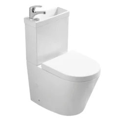 Arezzo Space Saving Combined Two-In-One Wash Basin + Rimless Toilet -Bathroom Supply Shop azcc2in1 d5
