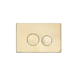 Arezzo Compact Concealed Cistern With Brushed Brass Flush Plate - Round Buttons 8 Arezzo Compact Concealed Cistern With Brushed Brass Flush Plate - Round Buttons -Bathroom Supply Shop azccbrar d1