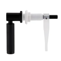 Arezzo Industrial Style Matt Black Cistern Lever -Bathroom Supply Shop azismbcld1