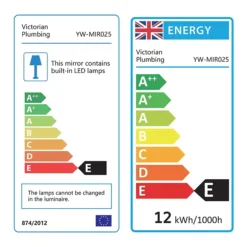 Arezzo 600mm Round Colour Changing LED Illuminated Bathroom Mirror With Bluetooth + Anti-Fog -Bathroom Supply Shop azmir025 d2