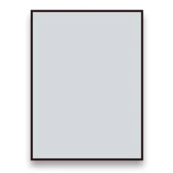 Arezzo Matt Black Square Edge Framed Bathroom Mirror - 800 X 600mm -Bathroom Supply Shop azs68mb d1
