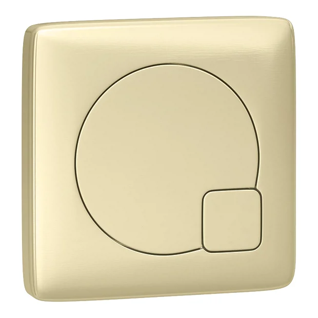 Arezzo Modern Brushed Brass Square Flush Plate - 70 X 70mm 1 Arezzo Modern Brushed Brass Square Flush Plate - 70 X 70mm