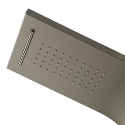 Arezzo Shower Tower Panel - Stainless Steel (Thermostatic) -Bathroom Supply Shop azstp5ss d2