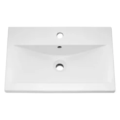 Arezzo Wall Hung Vanity Unit - Matt Green - 600mm 1-Drawer With Brushed Brass Handle 5 Arezzo Wall Hung Vanity Unit - Matt Green - 600mm 1-Drawer With Brushed Brass Handle -Bathroom Supply Shop aztg6whvbbd1