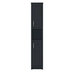 Chatsworth Traditional Graphite Tall Cabinet -Bathroom Supply Shop blkdantb n d4