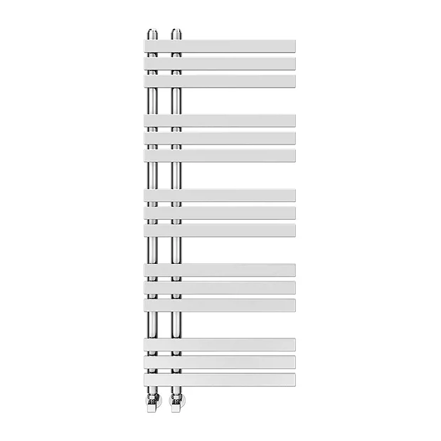 Arezzo Chrome 1200 X 500mm 15 Bars Designer Heated Towel Rail 4 Arezzo Chrome 1200 X 500mm 15 Bars Designer Heated Towel Rail - Image 4