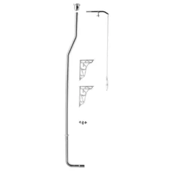 Carlton High Level Bathroom Suite - High Level Toilet Inc. 2TH Basin + Pedestal -Bathroom Supply Shop carltonhighlevelbathroomsuitehighleveltoiletwith2thbasinandfullpedestalnd3