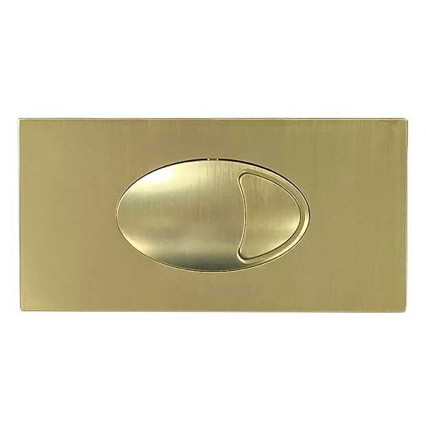 Cruze Large Push Button Plate Brushed Brass 1 Cruze Large Push Button Plate Brushed Brass
