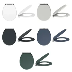 Chatsworth Traditional Corner Toilet + Soft Close Seat -Bathroom Supply Shop cctblk d1