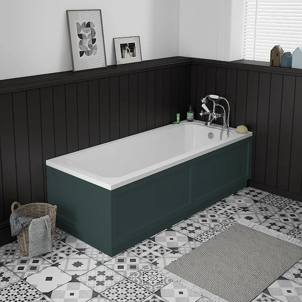 Chatsworth 1700 X 700 Single Ended Bath + Green Panels 2 Chatsworth 1700 X 700 Single Ended Bath + Green Panels - Image 2