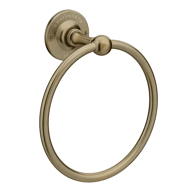 Chatsworth 1928 Antique Brass Traditional Towel Ring 1 Chatsworth 1928 Antique Brass Traditional Towel Ring