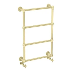 Chatsworth Traditional 498 X 748 Brushed Brass Wall Mounted Heated Towel Rail 5 Chatsworth Traditional 498 X 748 Brushed Brass Wall Mounted Heated Towel Rail -Bathroom Supply Shop chtbb18 detail1