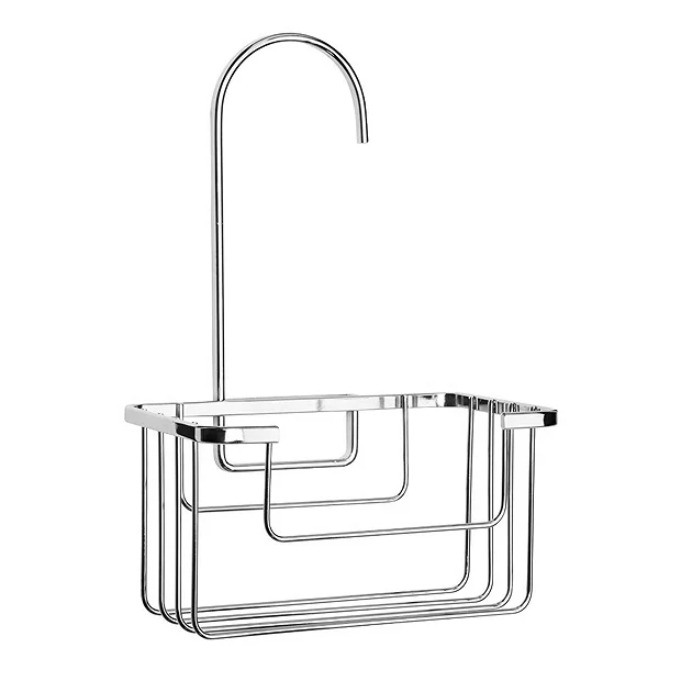 Croydex Hanging Shower Riser Rail Caddy - Chrome Plated 3 Croydex Hanging Shower Riser Rail Caddy - Chrome Plated - Image 3