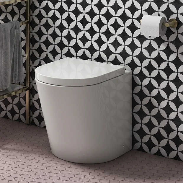 Nuie Solace Back To Wall Toilet + Soft Close Top-Fixing Seat 1 Nuie Solace Back To Wall Toilet + Soft Close Top-Fixing Seat