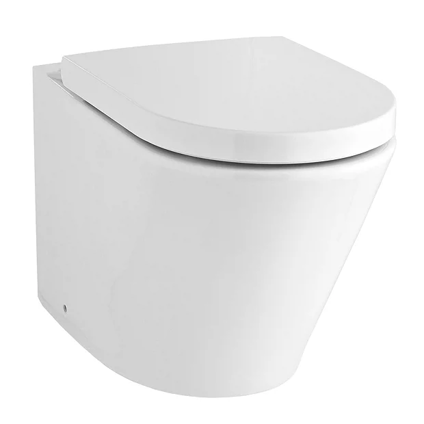 Nuie Solace Back To Wall Toilet + Soft Close Top-Fixing Seat 2 Nuie Solace Back To Wall Toilet + Soft Close Top-Fixing Seat - Image 2