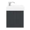 Chatsworth Traditional Graphite 560mm Wall Hung Vanity