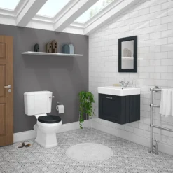 Chatsworth Traditional Graphite 560mm Wall Hung Vanity -Bathroom Supply Shop cwh560blk detail3